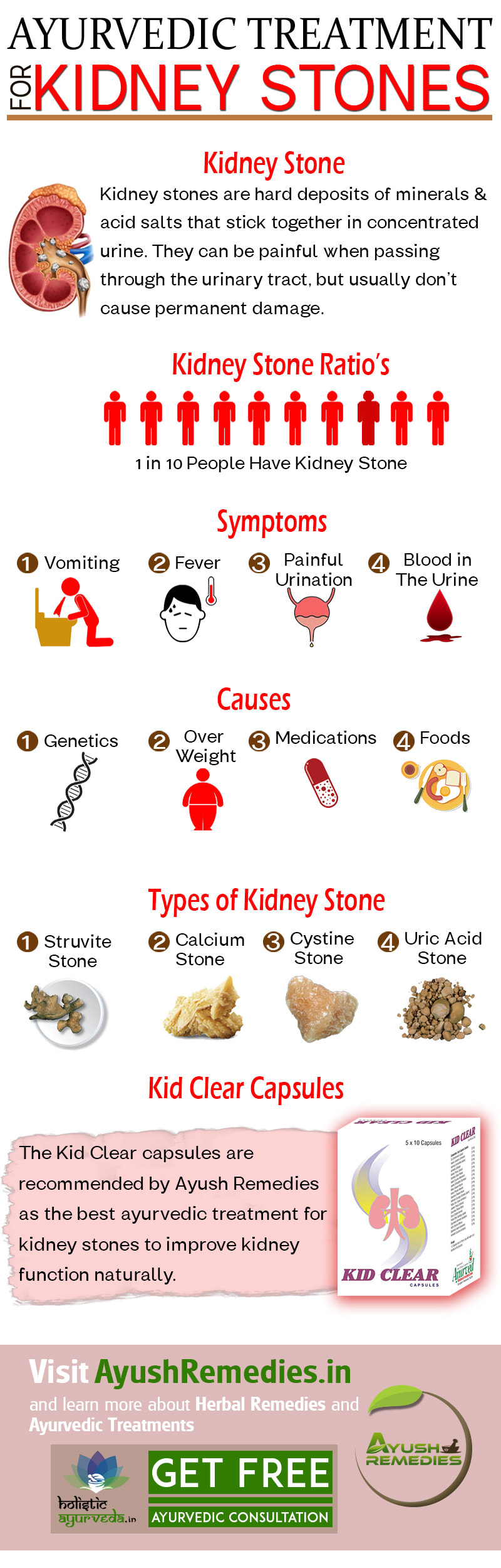 Kidney Stone Treatment infographic